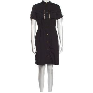 Tory Burch Mock Neck Knee-Length Dress